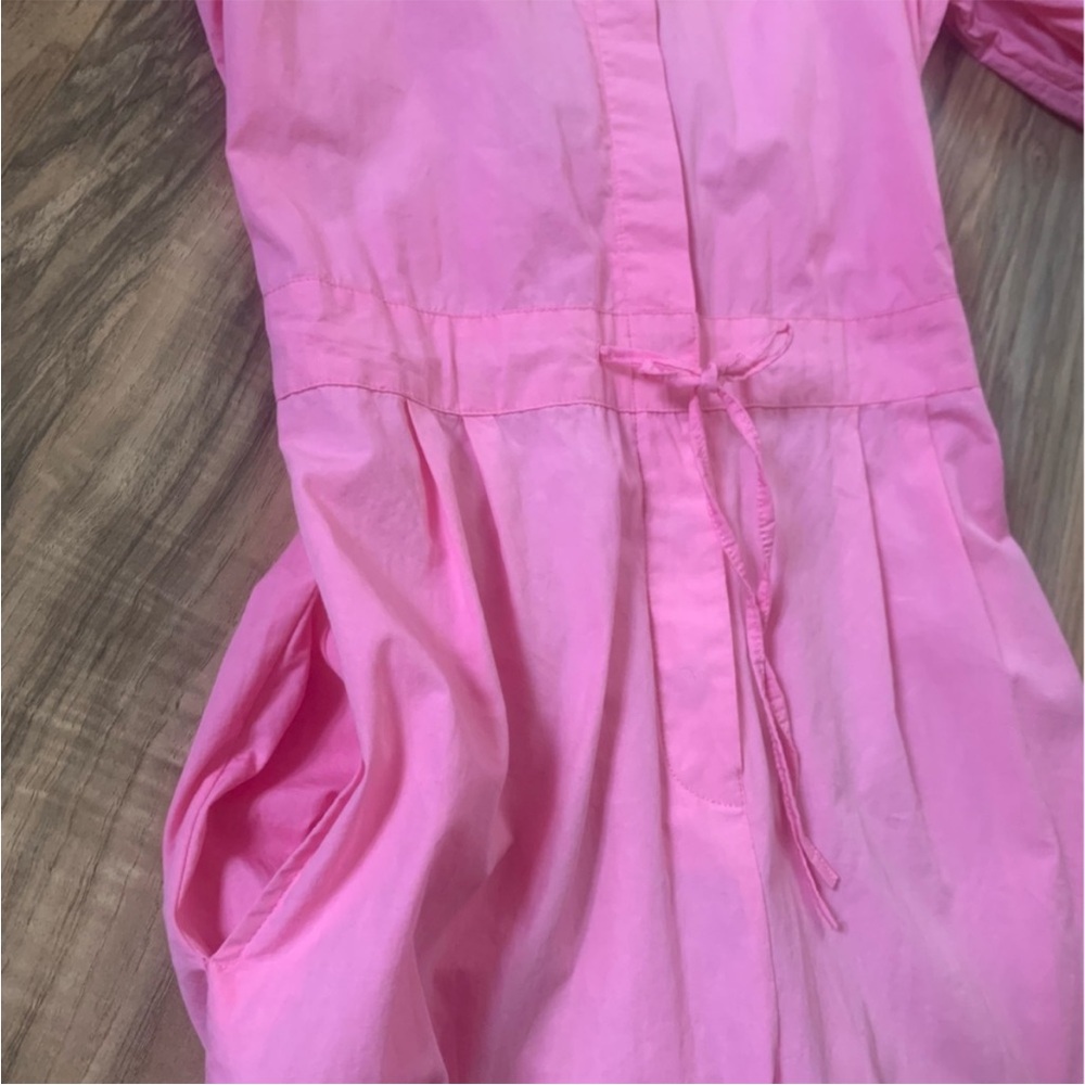 S/W/F puff sleeve barbiecore pink romper size xs